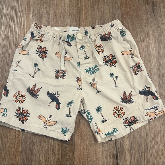 Critical Time Island Time Trunk Swim Shorts Men’s 30 Surfer Beach Tropical - Picture 2 of 9